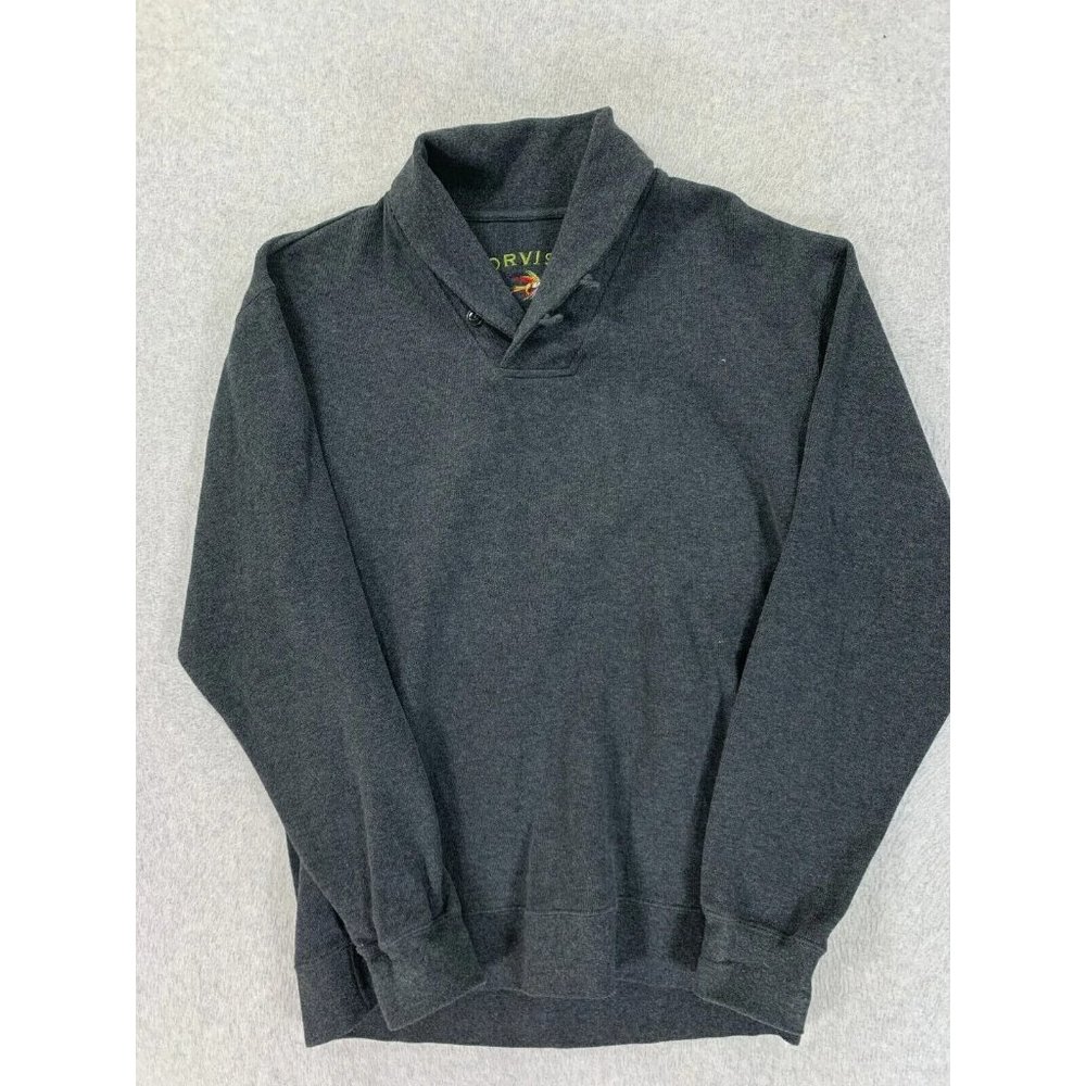 Orvis Charcoal Gray Men's Sweater
